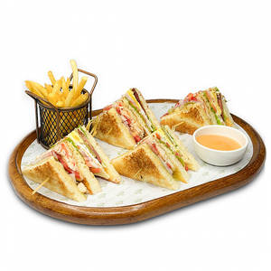 Non-veg Club Sandwich