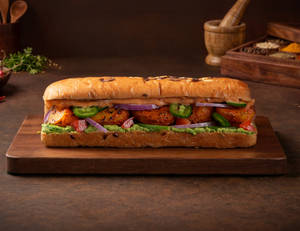Spicy Aloo Patty Veg Sandwich