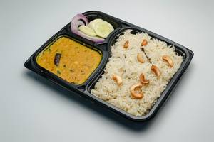 Ghee Rice + Dal Fry + Salad