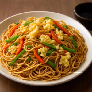 Egg Hakka Noodles
