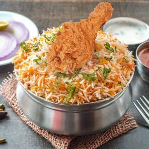 Fried Chicken Biryani