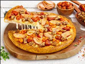 Chicken tikka piza
