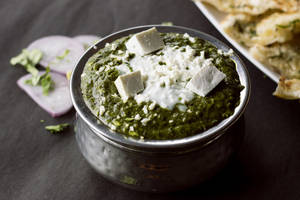 Smokey Paneer Kofta with Lasooni Palak