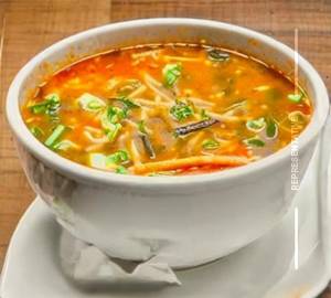 Tom yum veg soup