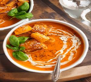 Cream of tomato soup