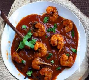Prawns chilly gravy