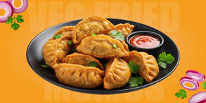 Veg Fried Kurkure Momos