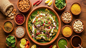 Jain Palak Patte Ki Chaat No Onion No Garlic,,