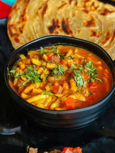 Combo Of Sev Tamator with 3 Butter Roti