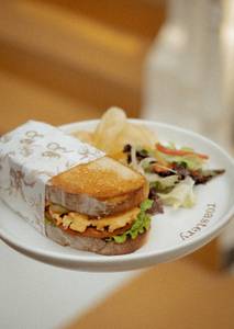Hold In Hand Chicken Salami Sandwich