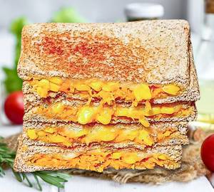Cheese corn sandwich