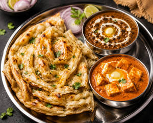 Chur Chur Naan + Dal Makhni + Bpm + Boondi Rayta