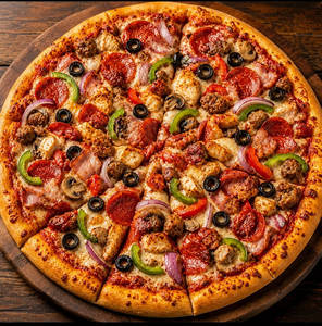 Non Veg Supreme Cheese Burst Pizza