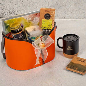 ZOROY CHA Luxury Tea Gift Hamper | Tea, Honey & Cookies