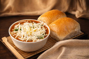 Jain Cheese Pav Bhaji (vs)