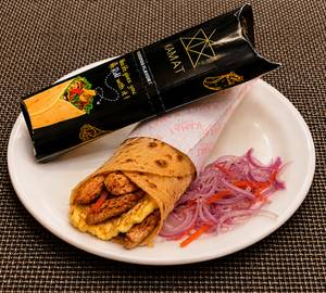 Single Egg Double Chicken Kebab Roll