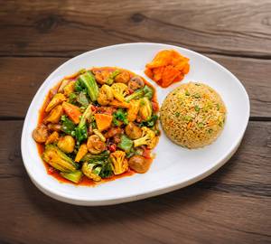Chinese Vegetables Hot Garlic Sauce