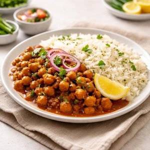 Chhole chawal