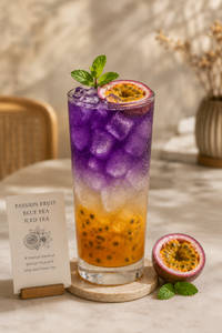 Passion Fruit Blue Pea Iced Tea