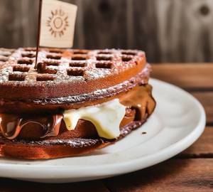 Triple Chocolate Waffle