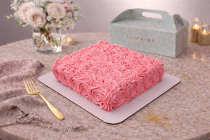 Strawberry De Rose Celebration Cake
