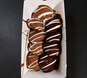 Double chocolate mini pancake