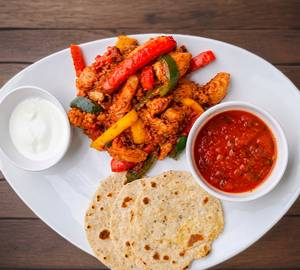 Mexican Fajita Cottage Cheese and Veggies
