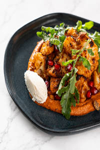 Spiced Cauliflower With Muhammara