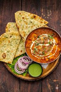 Paneer Butter Masala Half Lachha Paratha Combo