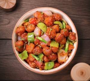 Chilli soya chunks