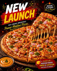 Paneer Makhani Pizza