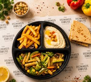 Grilled Veggies Hummus and Pita