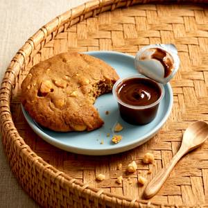 Nutty Caramel Bliss | Caramel Cashew Cookie + Dark Dip