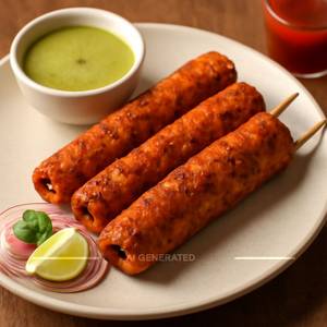 Chicken Schezwan Seekh Kebab