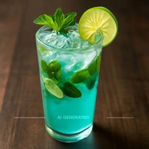 Blue Lagoon Mojito