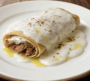 Kebab Roll With Butter Gravy Buff
