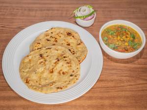 Dal Fry With Tandoori Roti [2pcs.]