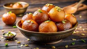 Laal gulab jamun