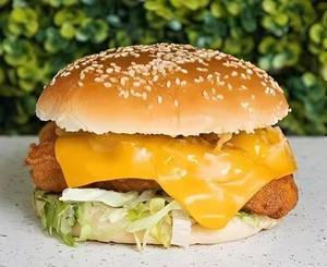 Chicken And Cheese Crocodile Burger