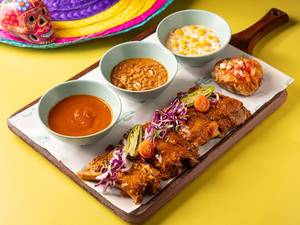Bbq Baby Pork Ribs With Buff Beans