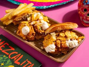 Chilaquiles Chicken Torta