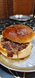 Mutton Double Kabab Burger