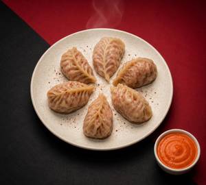 Veg Peri Peri Steamed Momo 6 Pcs