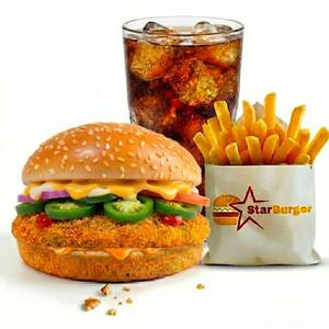 Mexican Aloo Burger Meal