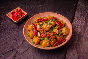 Crispy Chilli Honey Glazed Potato
