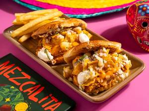Chilaquiles Cottage Cheese Torta