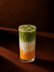Mango Iced Matcha Latte