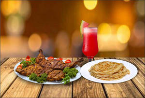 Full Alfaham And 8porotta With WATER MELON JUICE