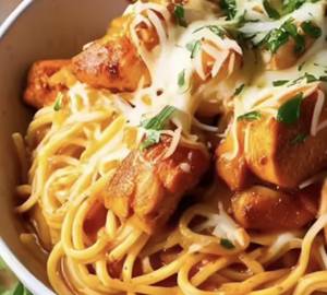 Chicken  Masala Maggi with cheese