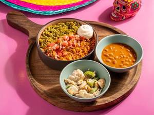 Creamy Grilled Seafood Burrito Bowl